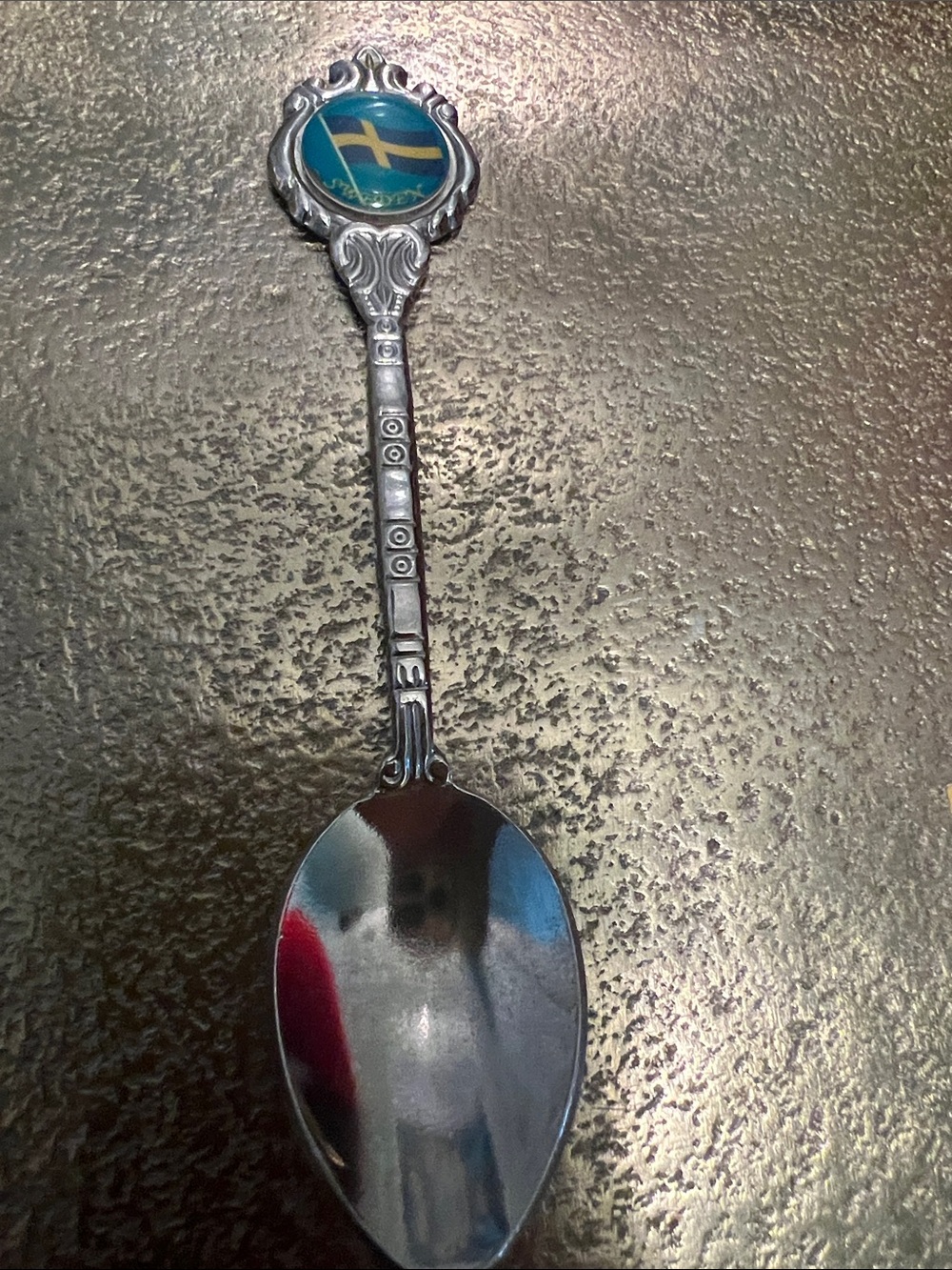 #1982**Swedish Flag Decorative Souvenir Spoon - Picture 1 of 14